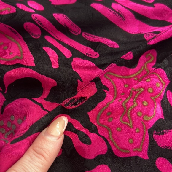 Vintage silk Christian Dior Separates floral blouse - read for condition - Picture 7 of 8